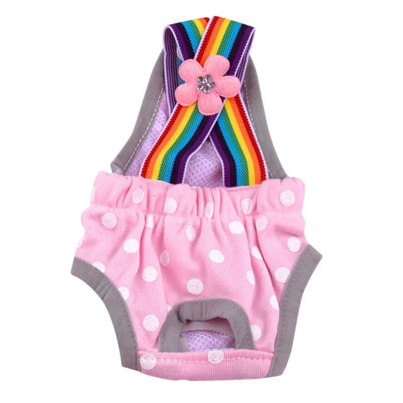 Dots Pet Dog Shorts Diaper