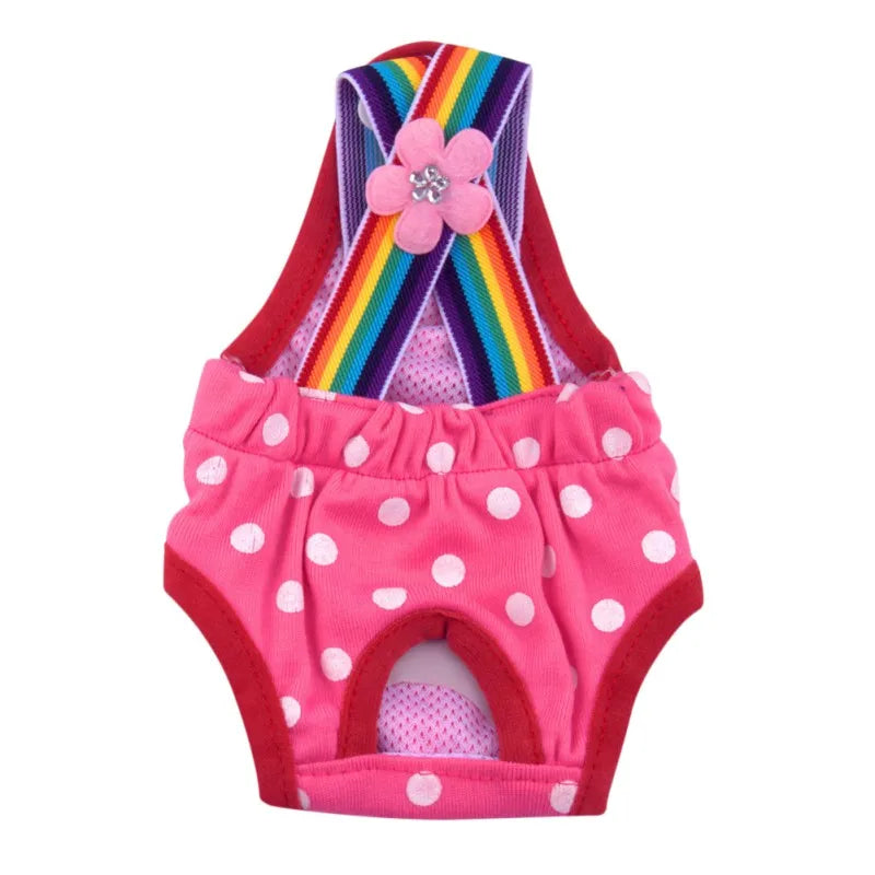 Dots Pet Dog Shorts Diaper