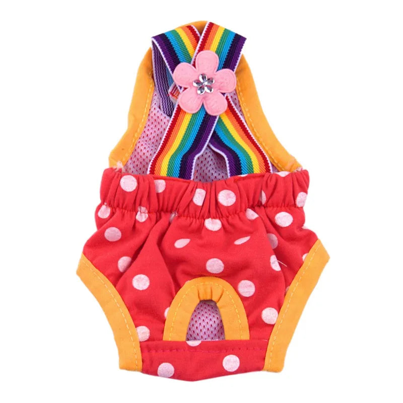 Dots Pet Dog Shorts Diaper
