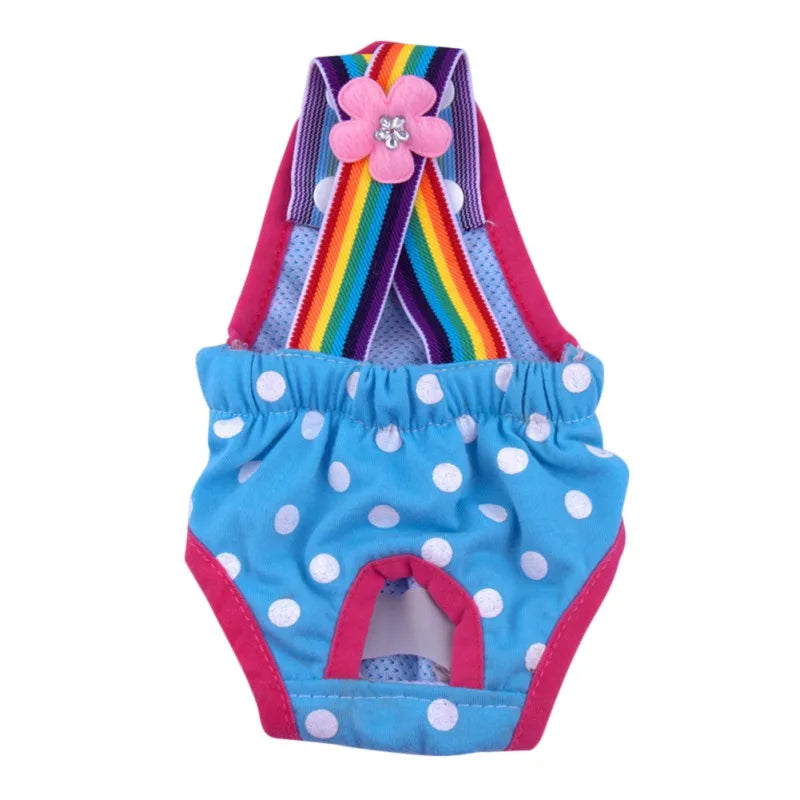 Dots Pet Dog Shorts Diaper