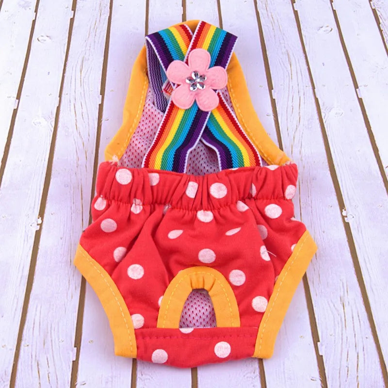 Dots Pet Dog Shorts Diaper