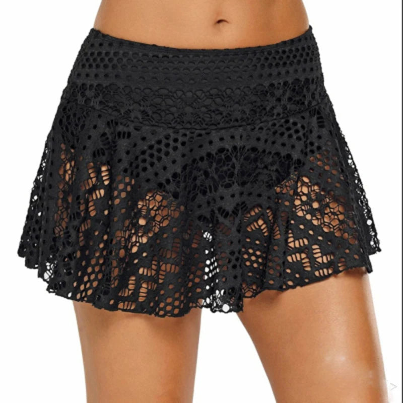 Women's Lace Swimsuit Short Skirt