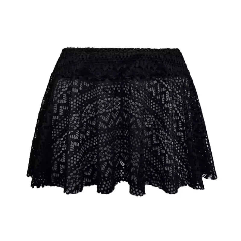 Women's Lace Swimsuit Short Skirt