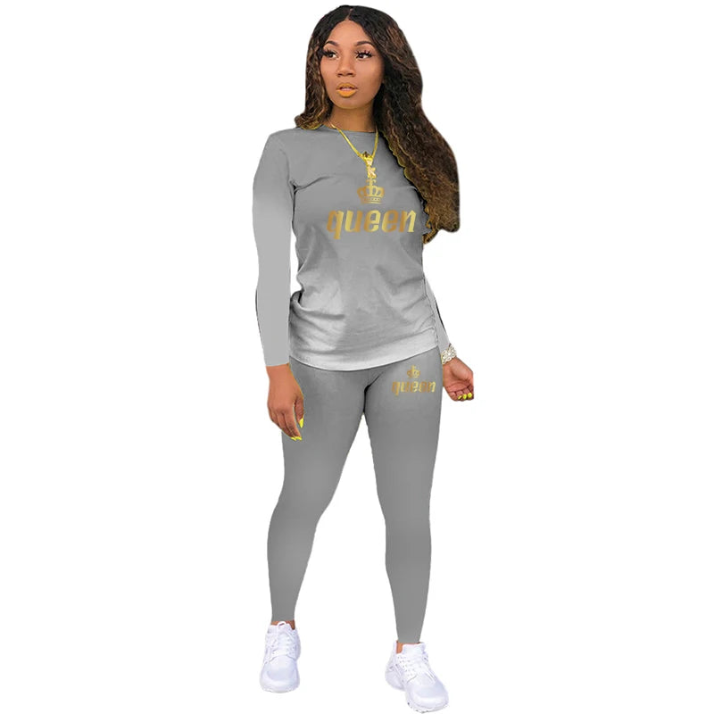Casual Sport Suit Spring Autumn Jogging Suit