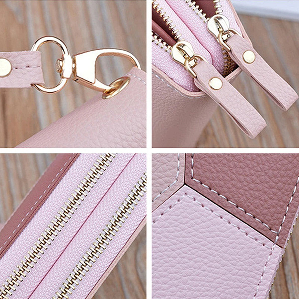 Ladies Leather Wallet Card Holder