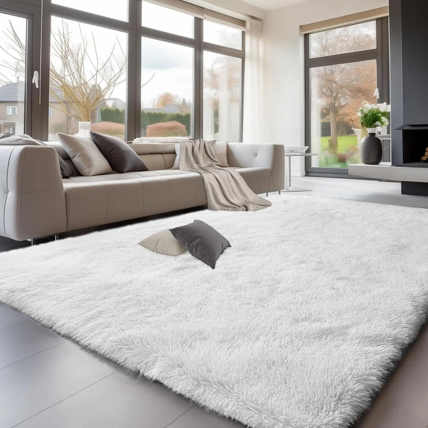 8x10 Shaggy Soft Plush Area Rugs