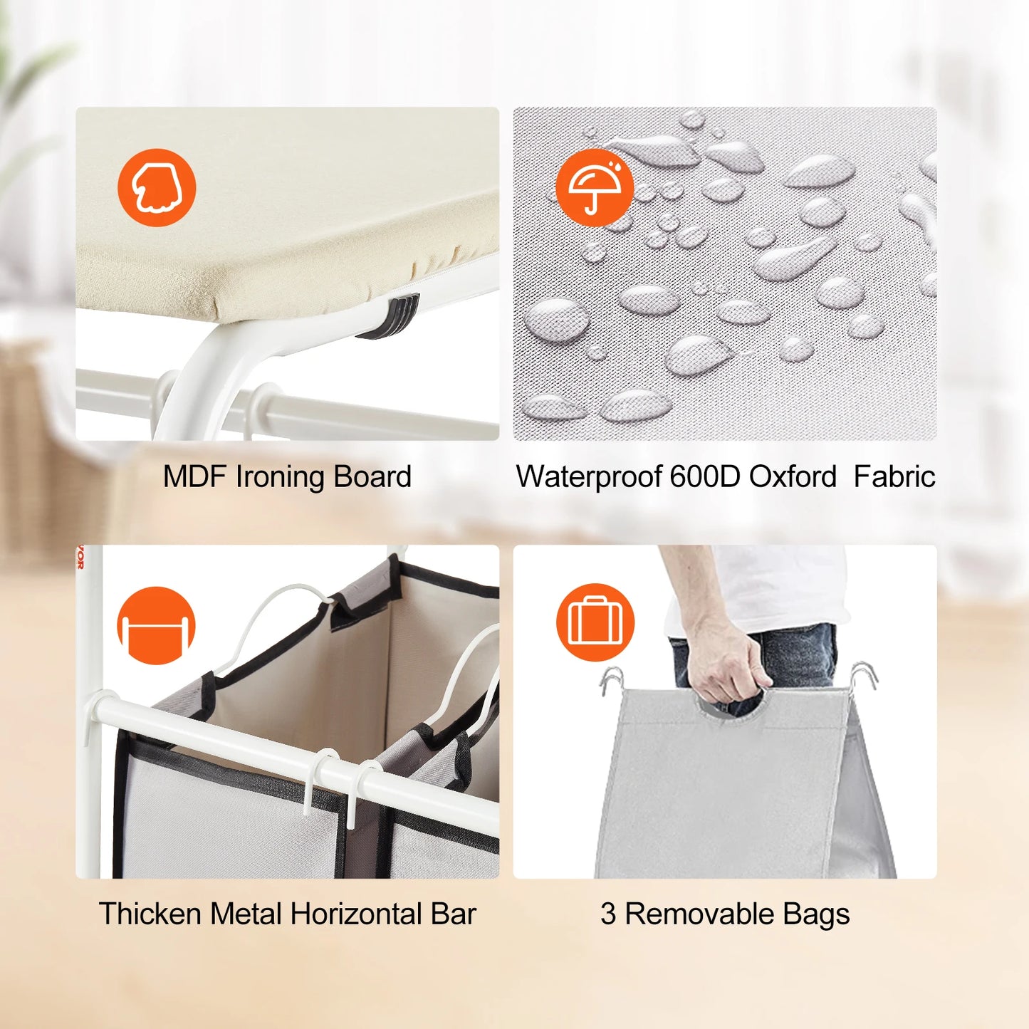 Laundry Sorter Cart