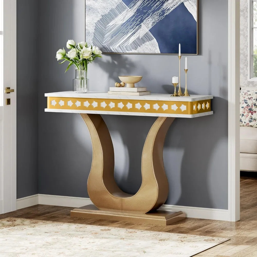 Gold Entryway Table