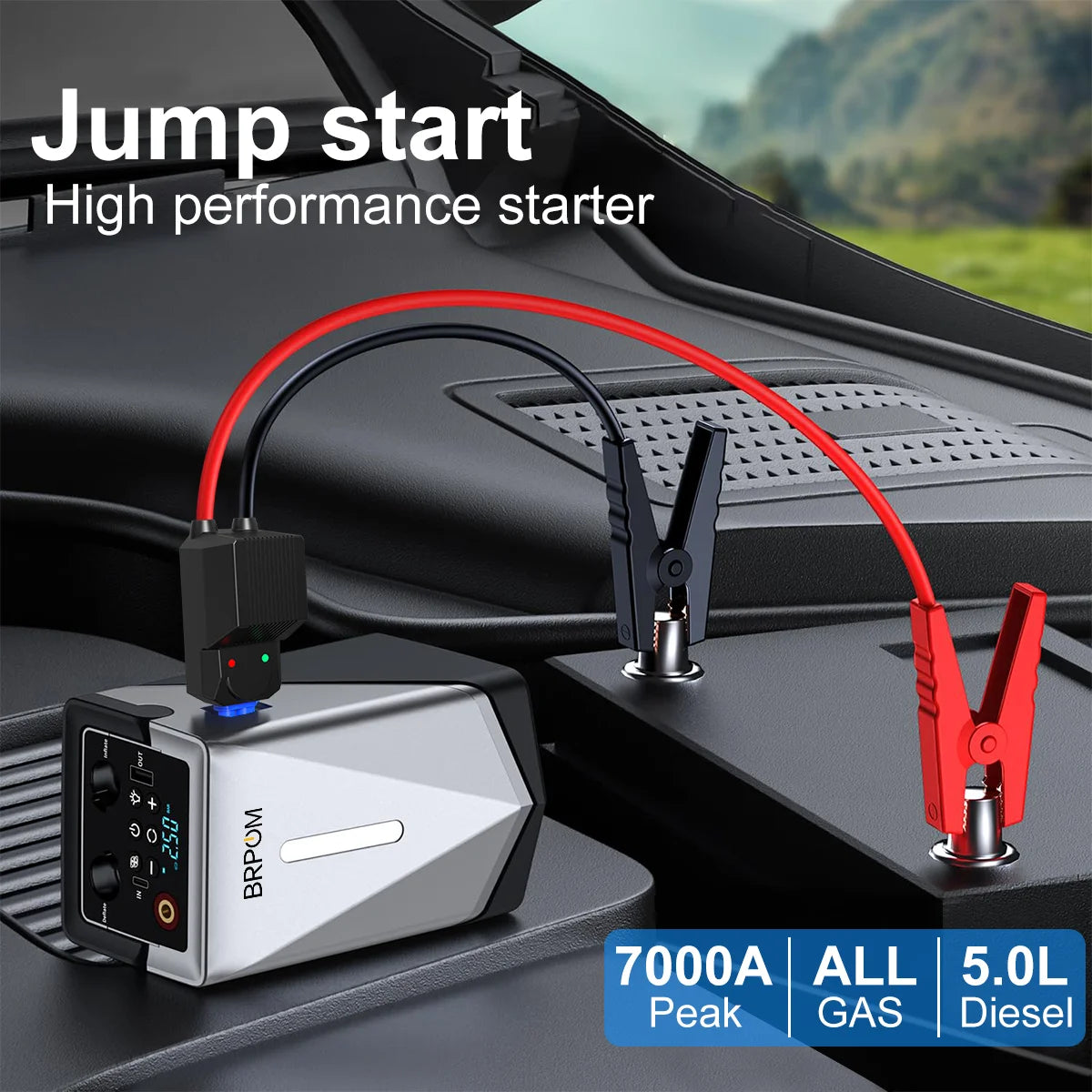 Car Jump Starter Air Compressor