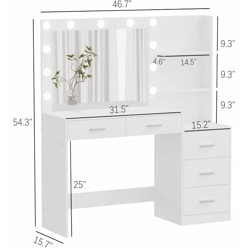 46.7” Vanity with Illuminated Mirror