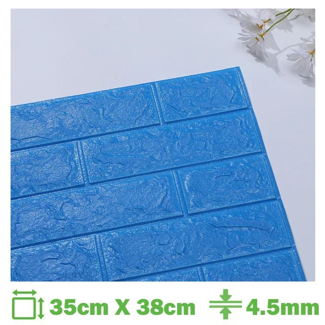 Foam 3D Wall Stickers Self Adhesive Panels