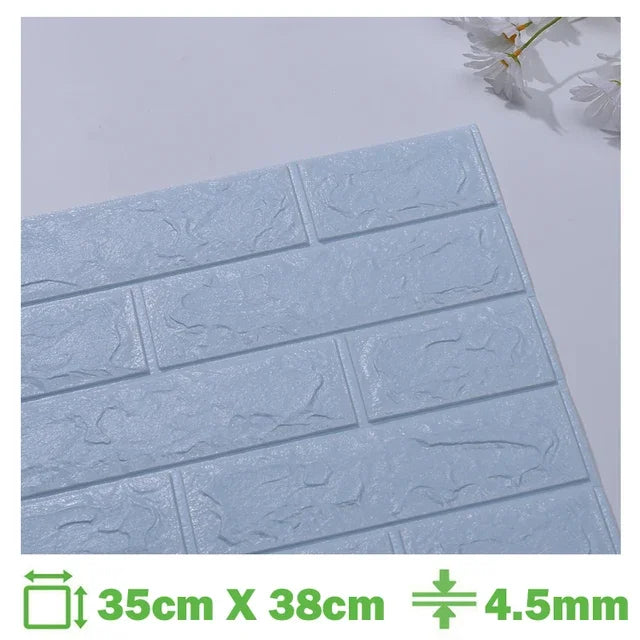 Foam 3D Wall Stickers Self Adhesive Panels