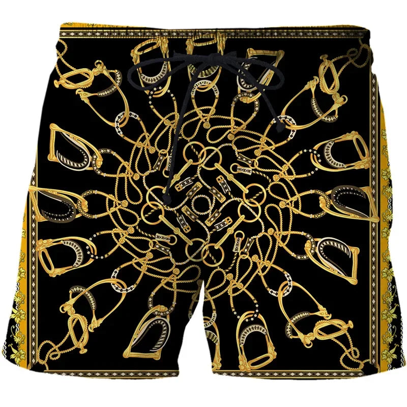 Summer Sports Surfing 3d Casual Shorts