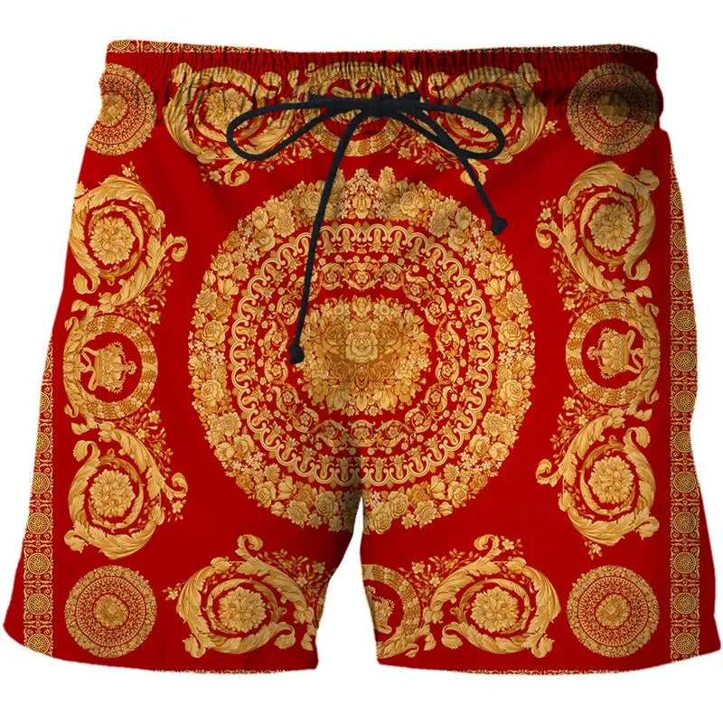 Summer Sports Surfing 3d Casual Shorts