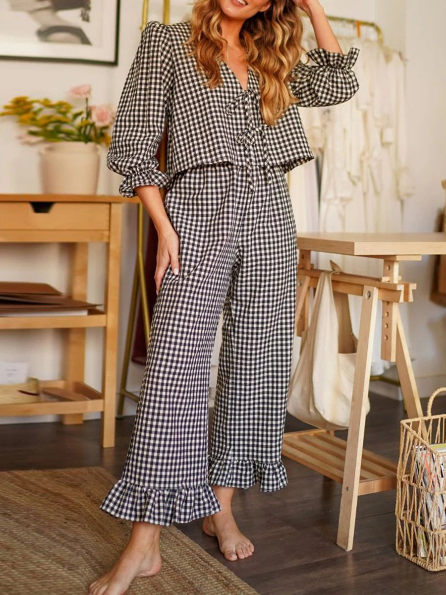 Elegant 2-Piece Floral Print