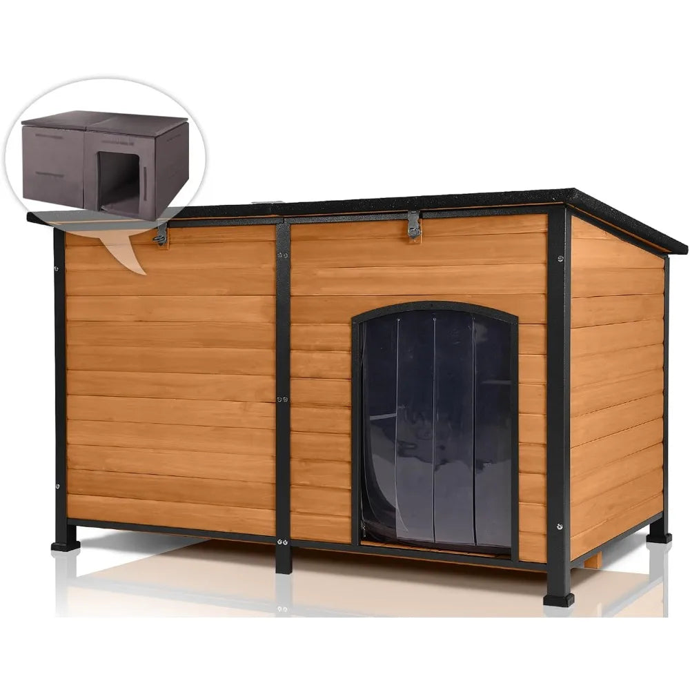 Large Dog House with Insulated Liner