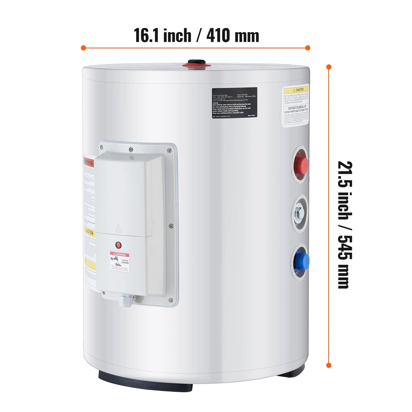 SucceBuy 75L Electric Water Heater Tankless Instant Hot Water Heater