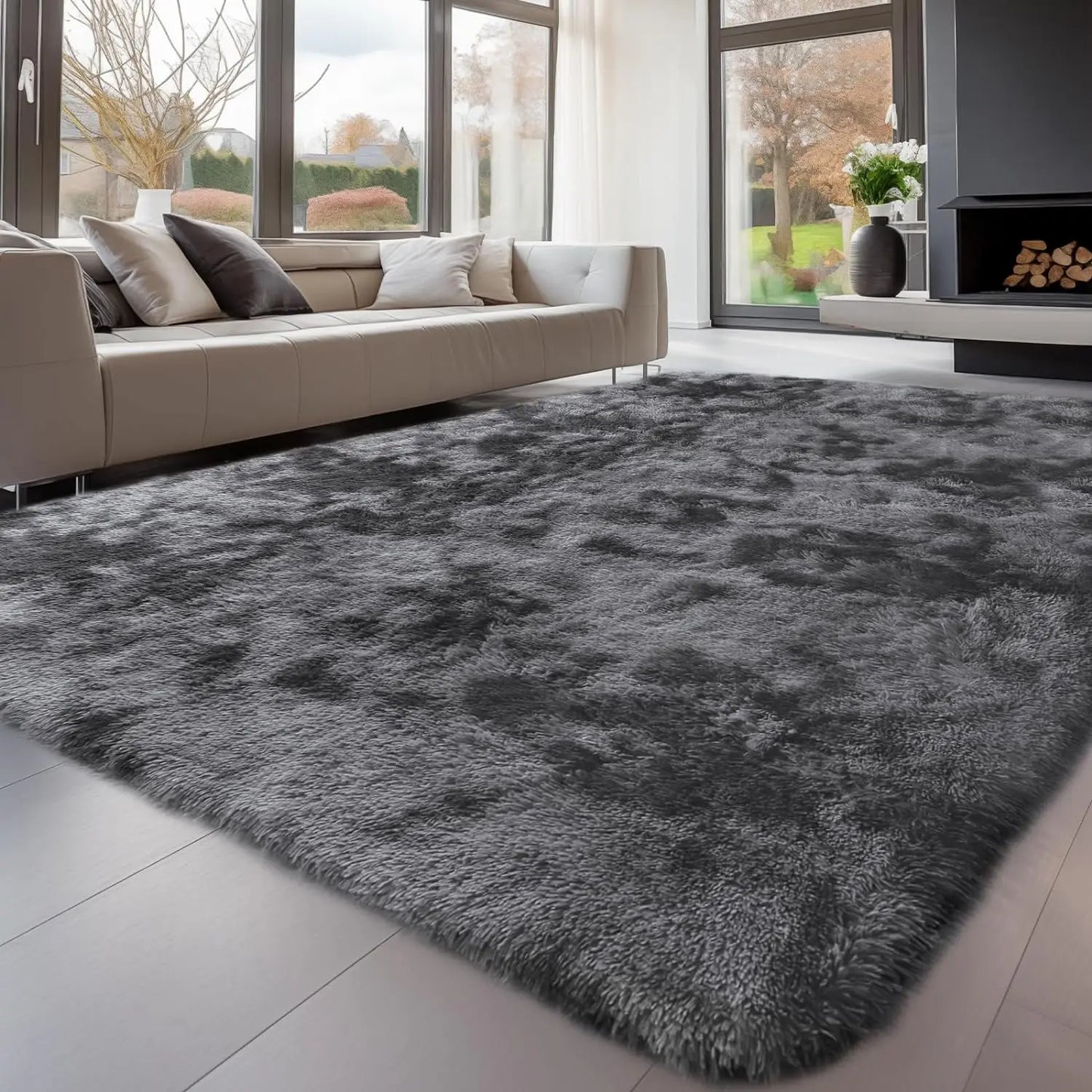 8x10 Shaggy Soft Plush Area Rugs
