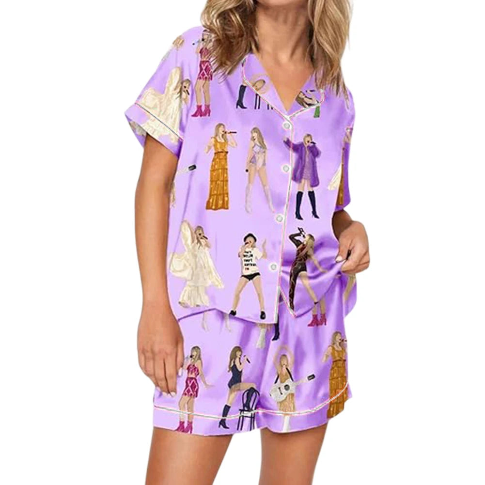 Summer Sleepwear 2 Piece Set