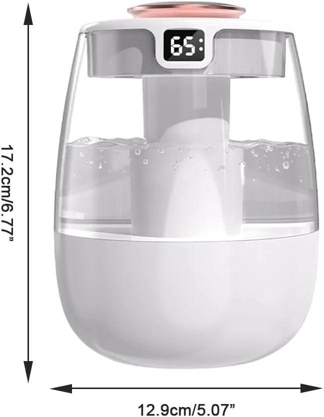 Double Spray Humidifier USB Powered Mist For Rooms