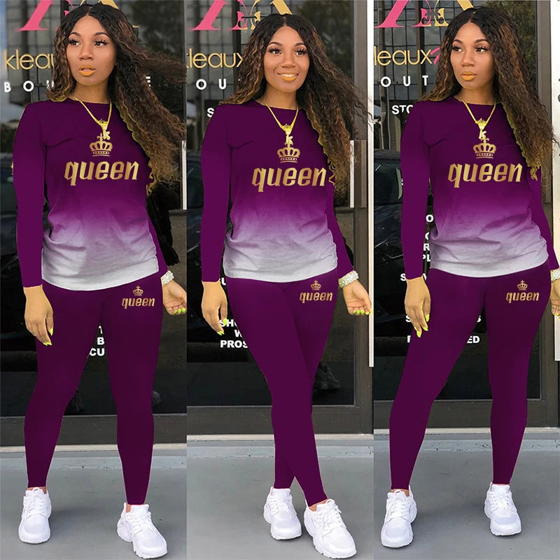 Casual Sport Suit Spring Autumn Jogging Suit