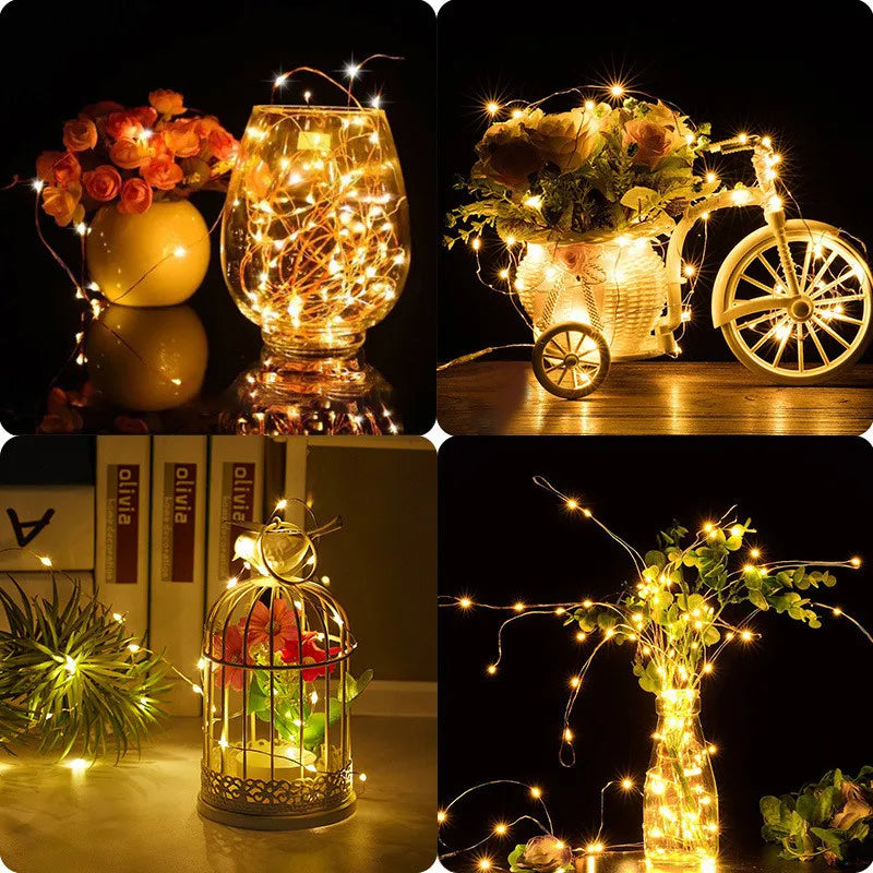 Solar LED Fairy Lights With 100 LEDs For Outdoor Decor