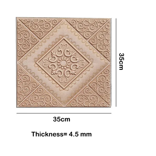 Foam 3D Wall Stickers Self Adhesive Panels