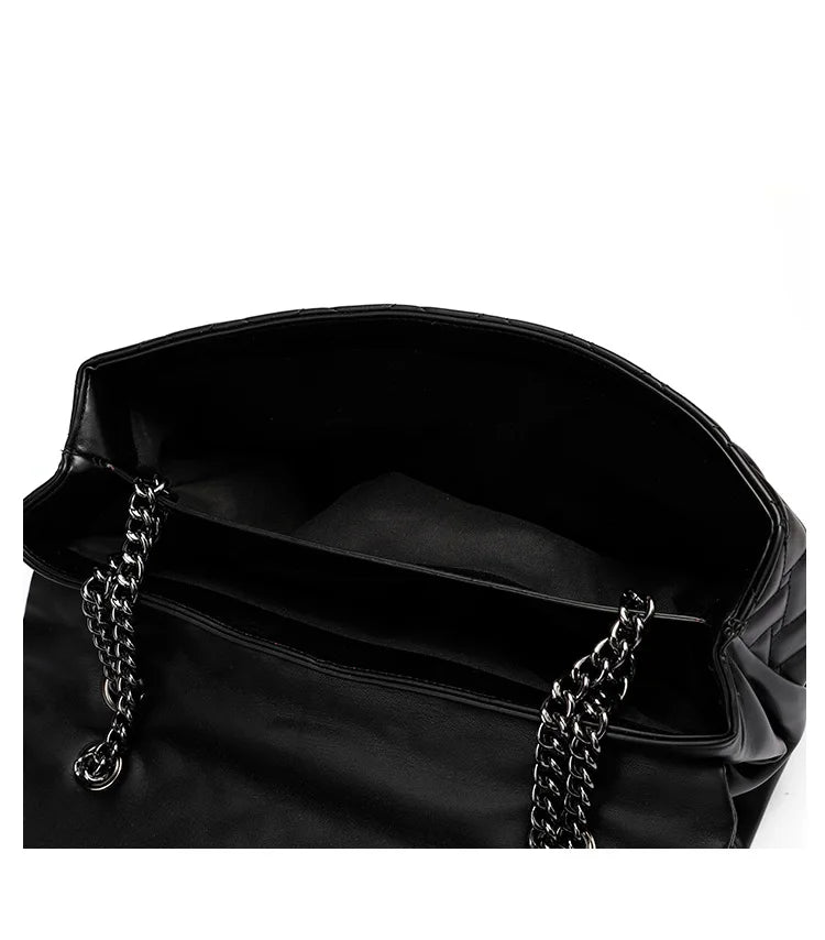 2024 New Trendy Women's Bag with Herringbone Chain Crossbody Bag, Eagle Head, Shoulder Bag, and Large Bag