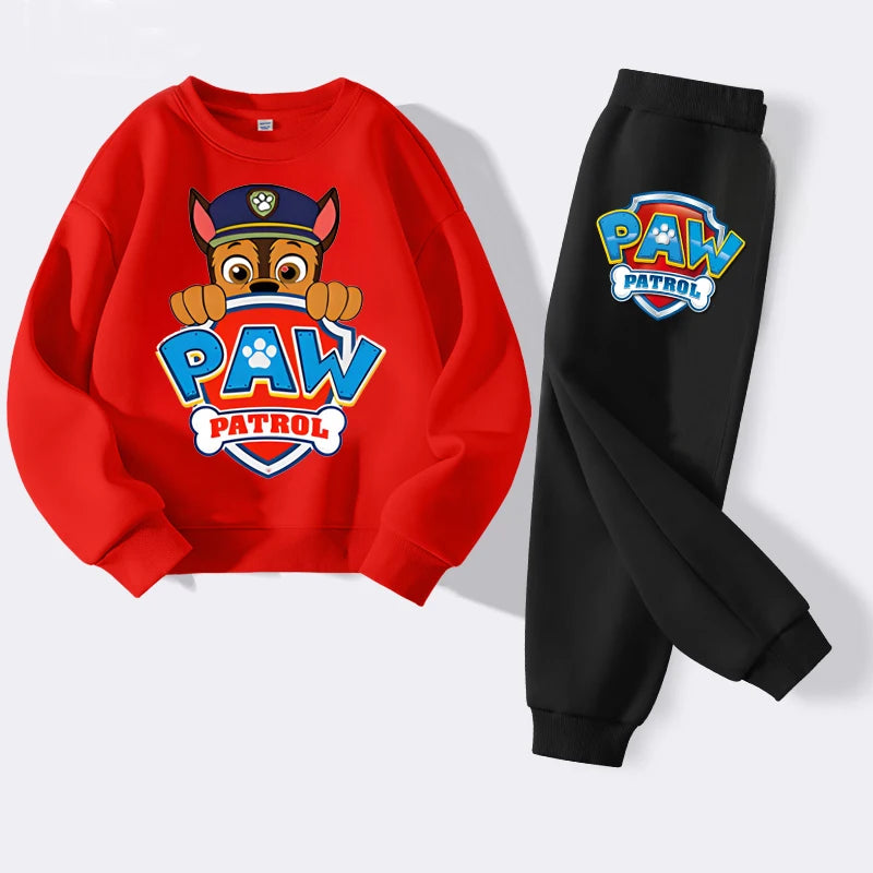 PAW Patrol Cartoon Printed Boys Sweatshirt Sets For Kids