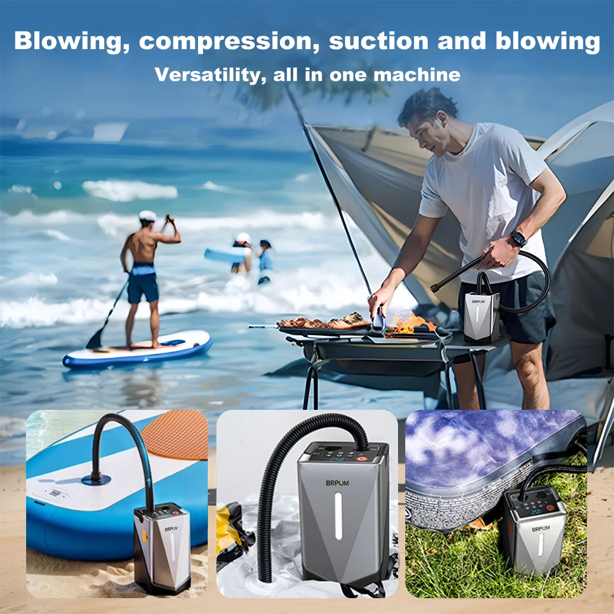 Car Jump Starter Air Compressor