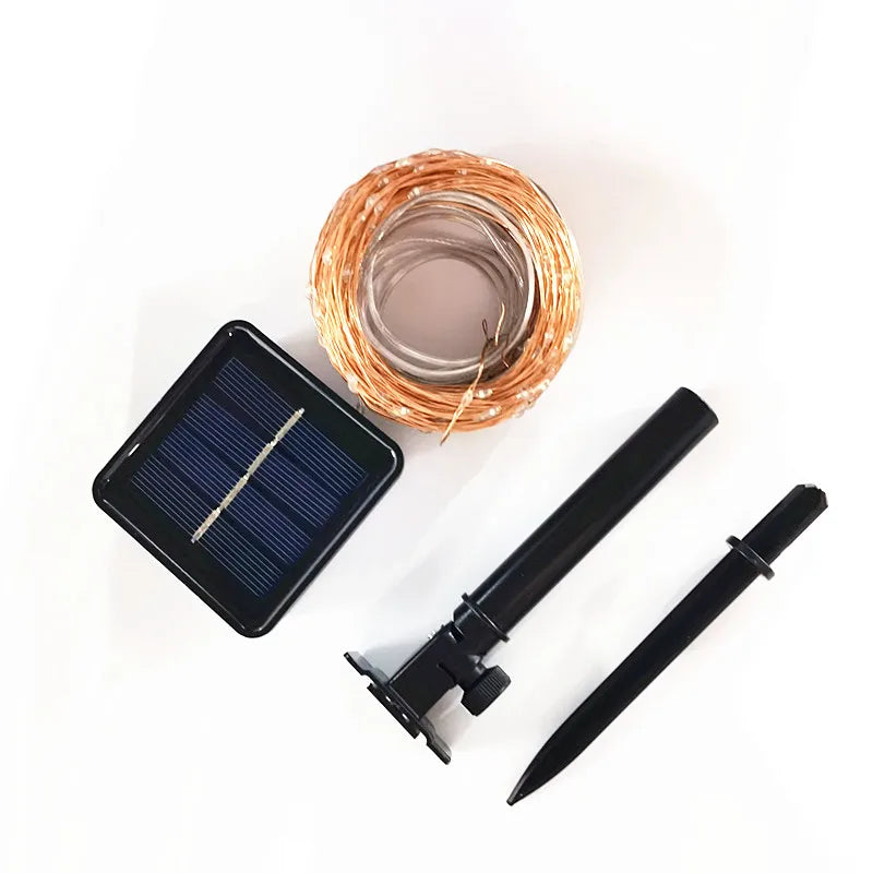 Solar LED Fairy Lights With 100 LEDs For Outdoor Decor