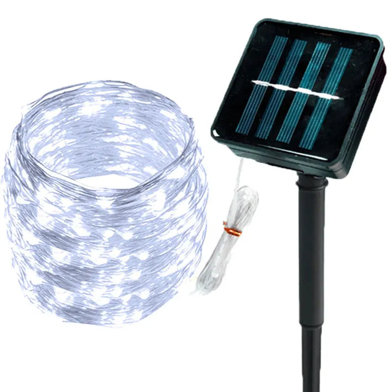 Solar LED Fairy Lights With 100 LEDs For Outdoor Decor