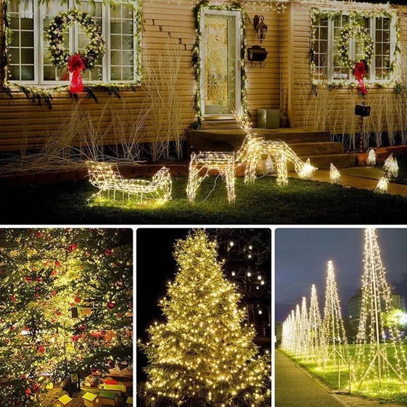 Solar LED Fairy Lights With 100 LEDs For Outdoor Decor