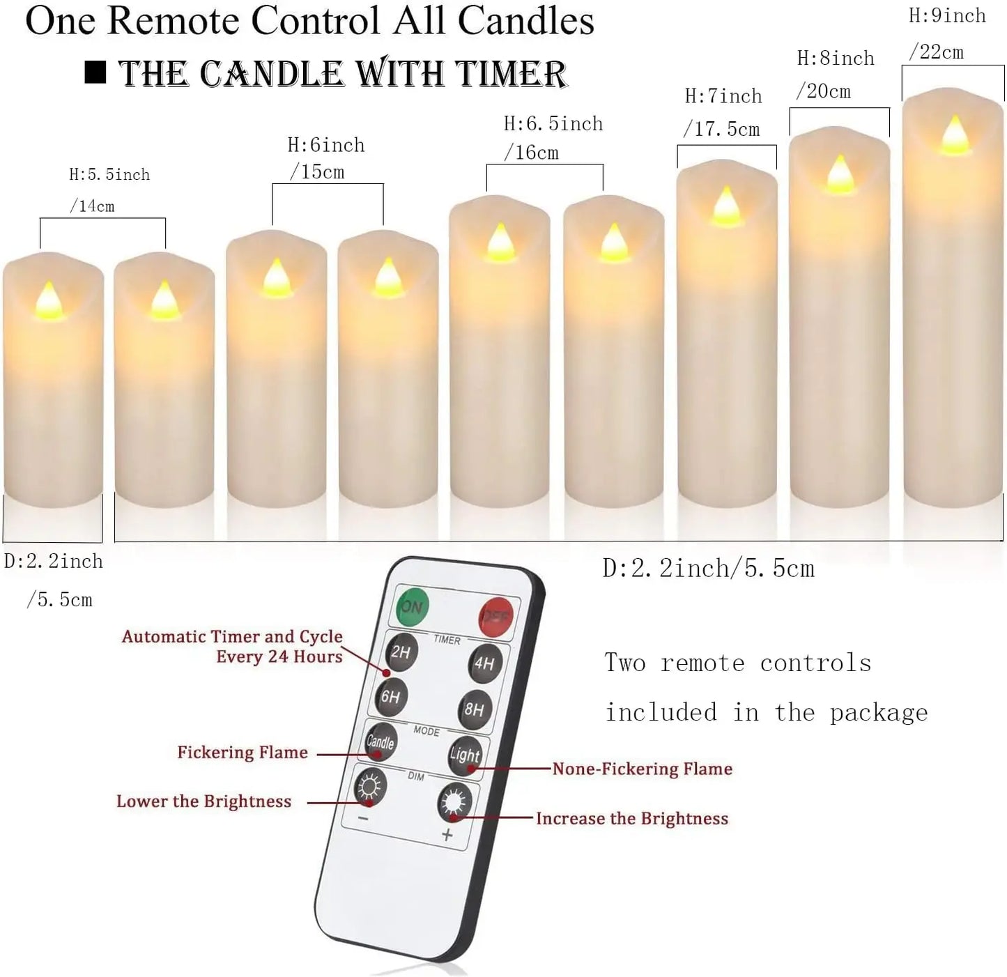 LED Flameless Candles