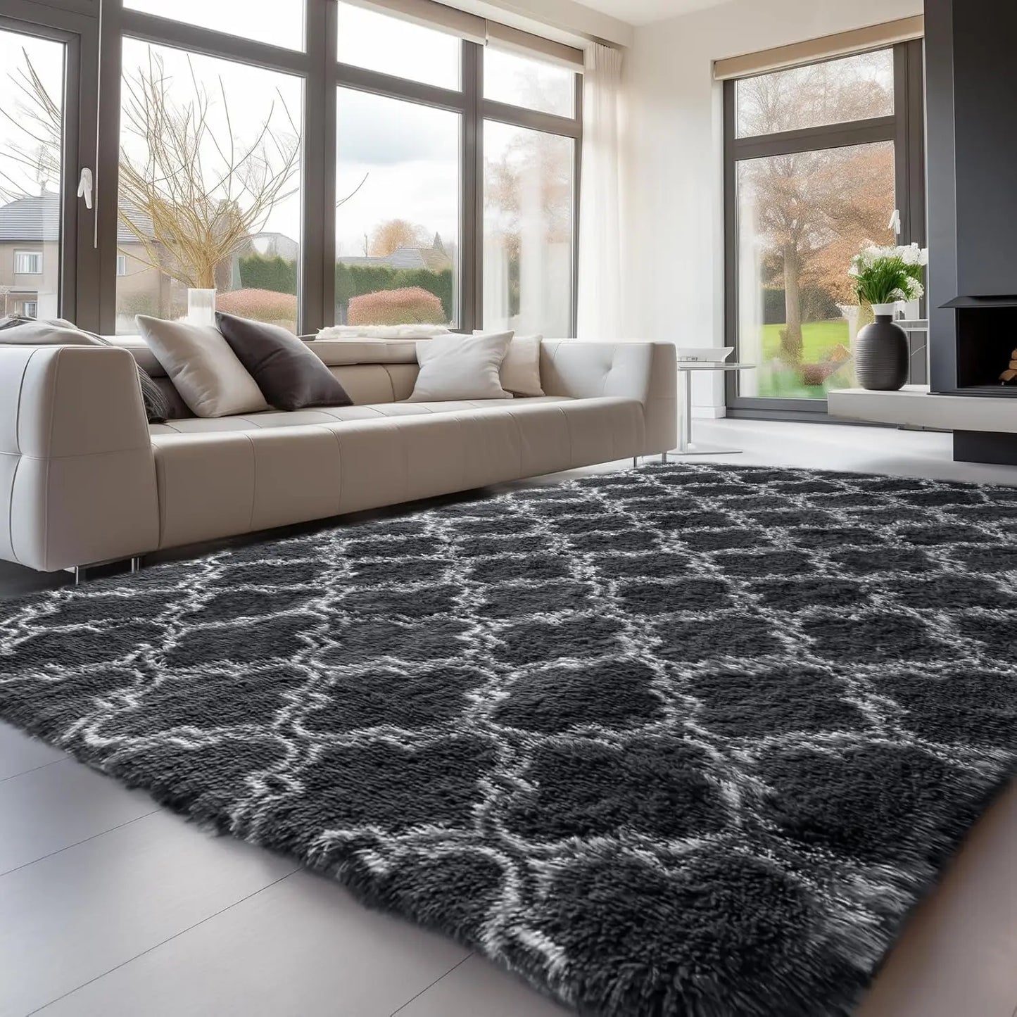 8x10 Shaggy Soft Plush Area Rugs