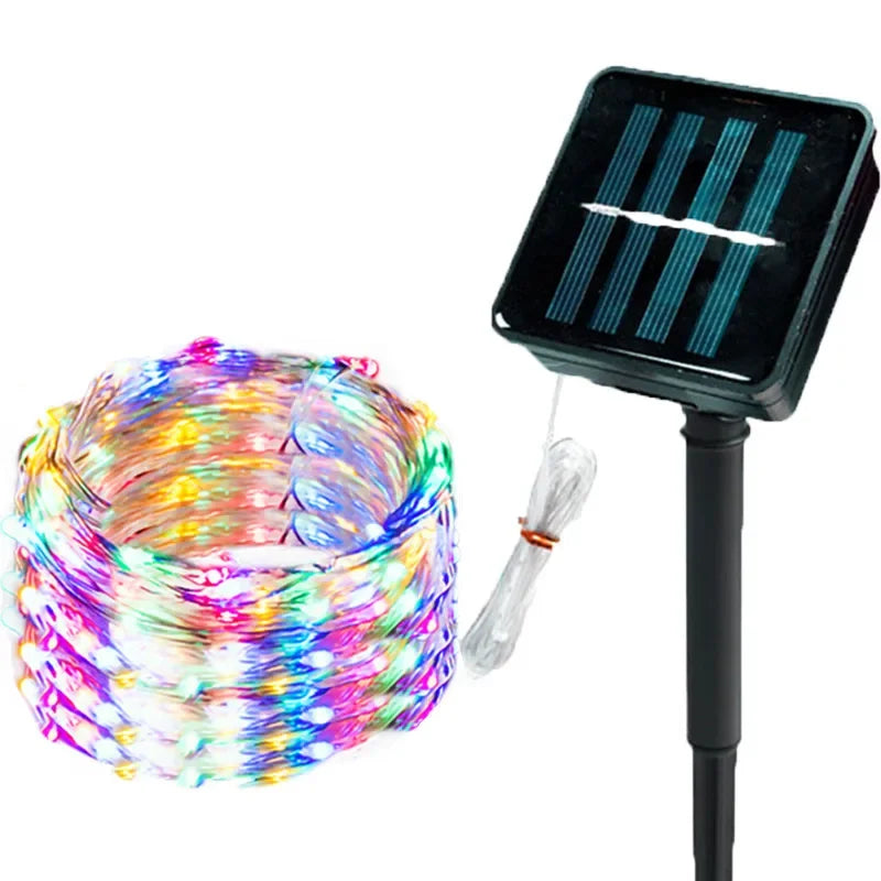 Solar LED Fairy Lights With 100 LEDs For Outdoor Decor