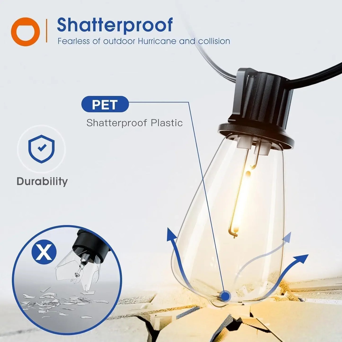 LED Outdoor String Lights