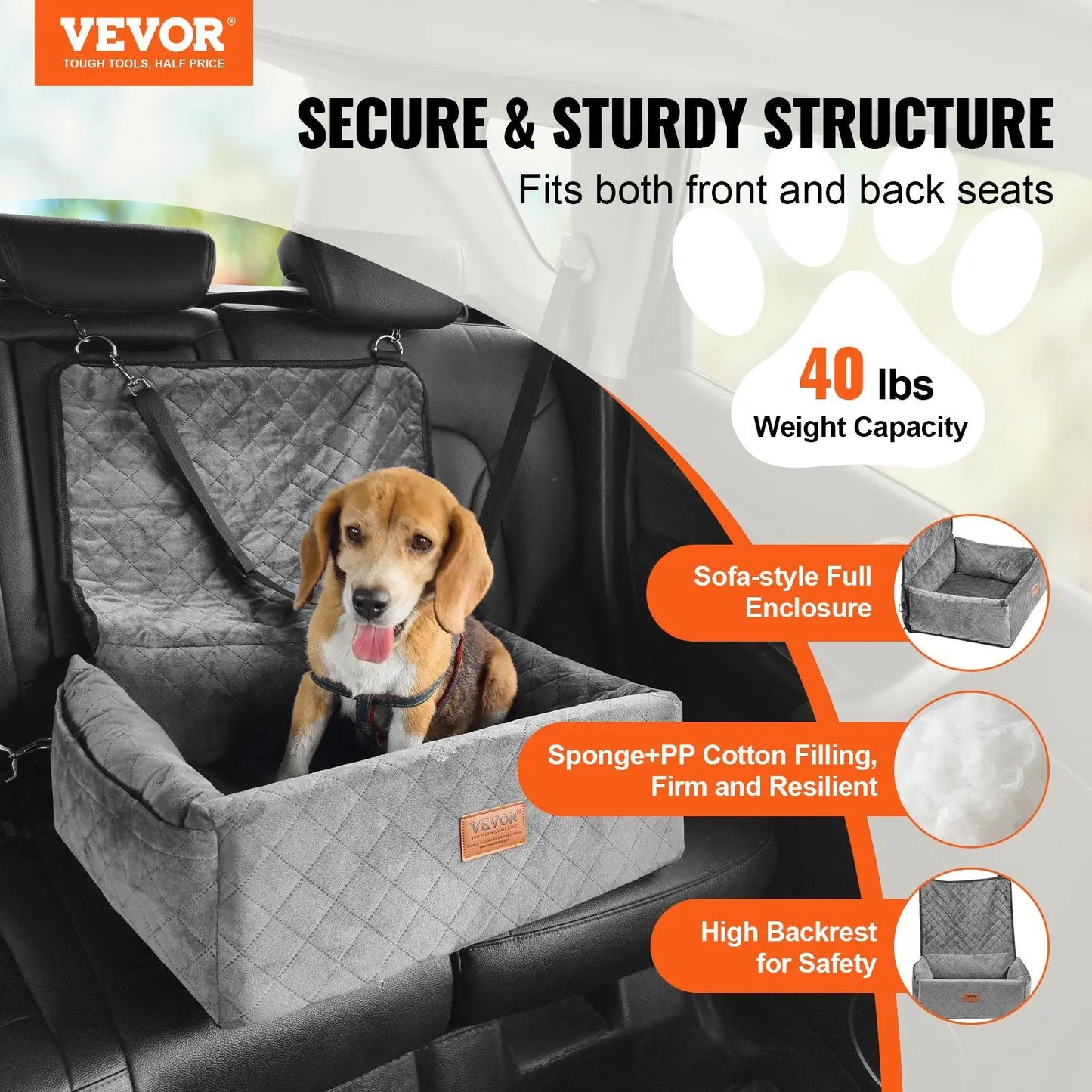 Dog Booster Car Seat