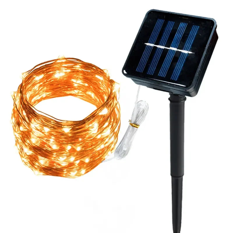 Solar LED Fairy Lights With 100 LEDs For Outdoor Decor