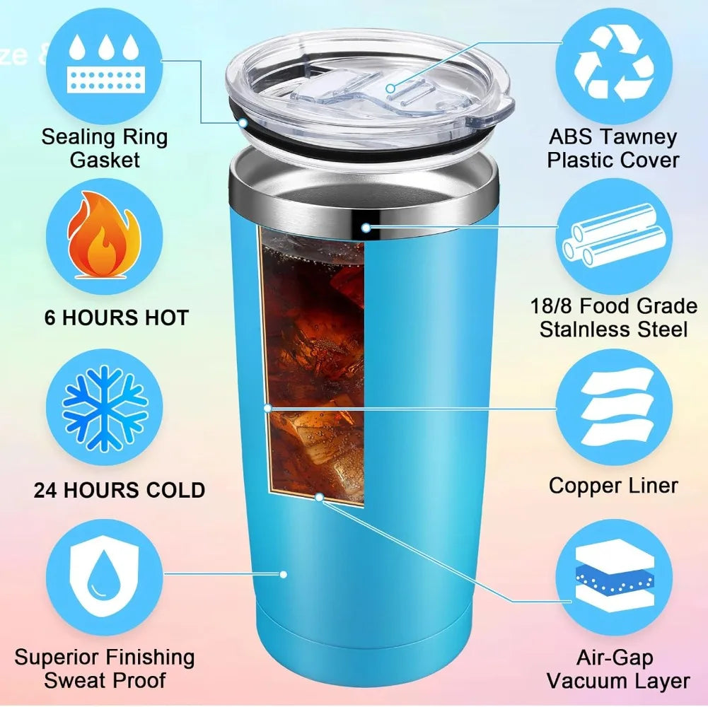 50 Pack Insulated Travel Coffee Tumblers