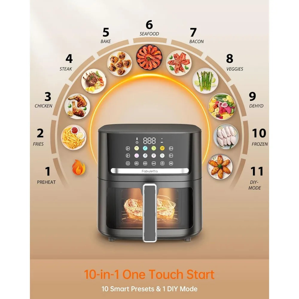 6.5QT Large Air Fryer,