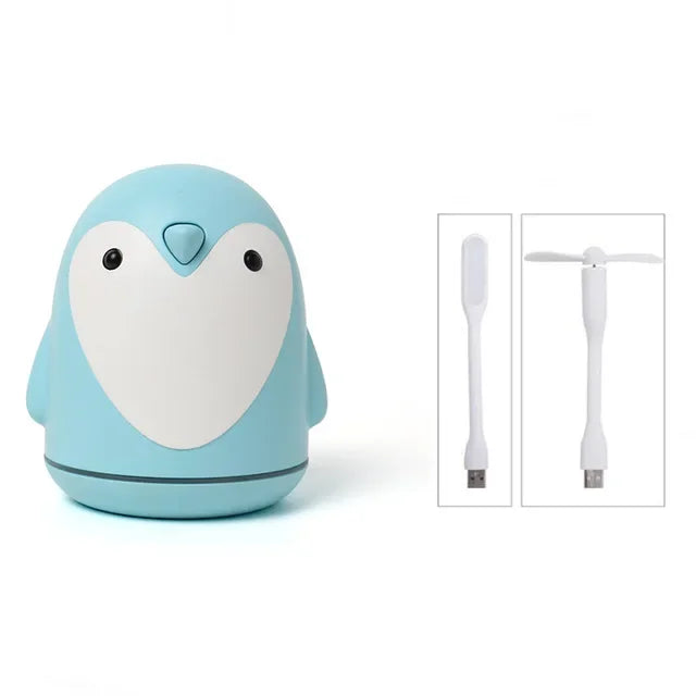 220ml Penguin USB Air Diffuser for Home Office Car - Essential Oil Aroma Humidifier Mist Maker Cute humidifier Difusor Diffusers