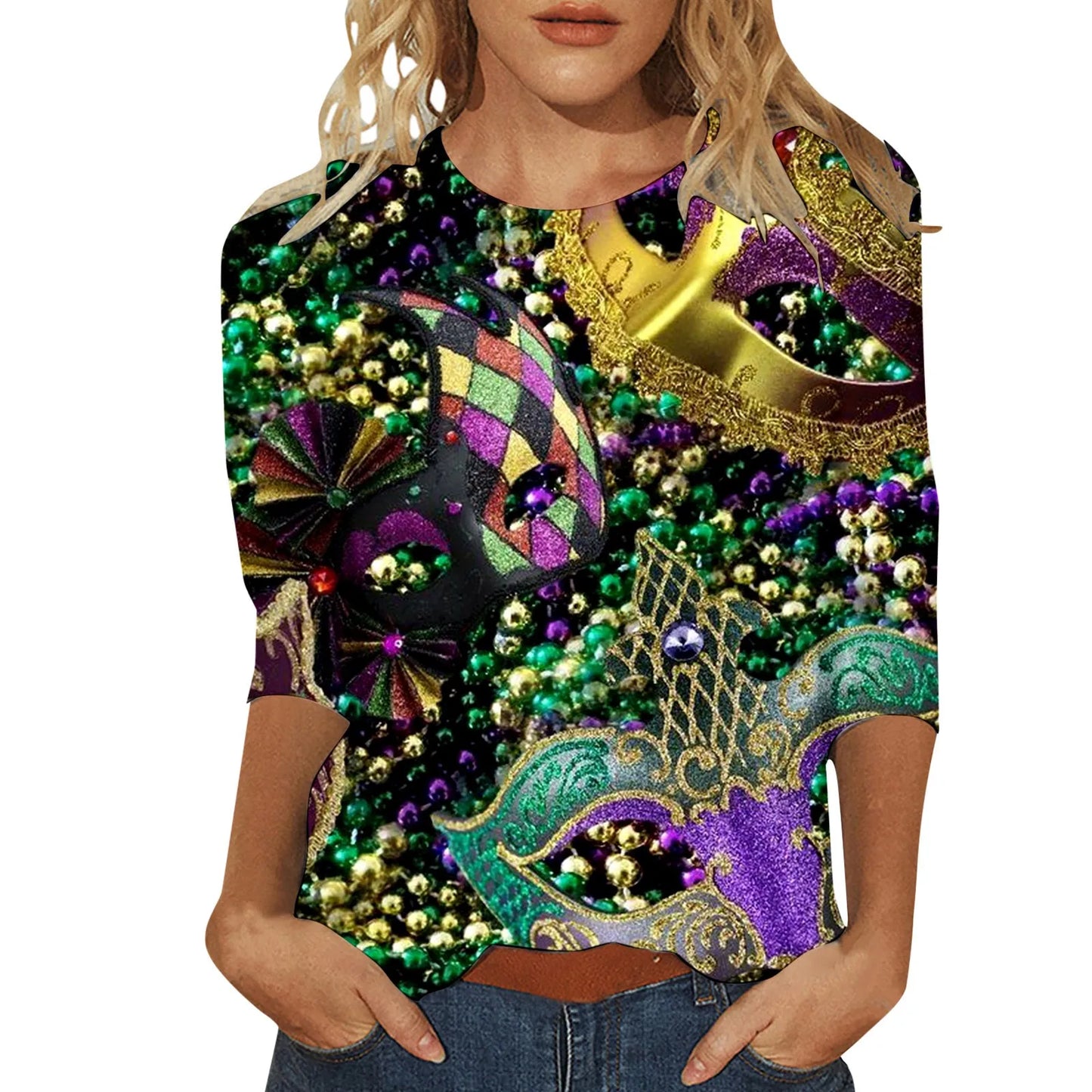 Carnival Printed Women Casual T-Shirts