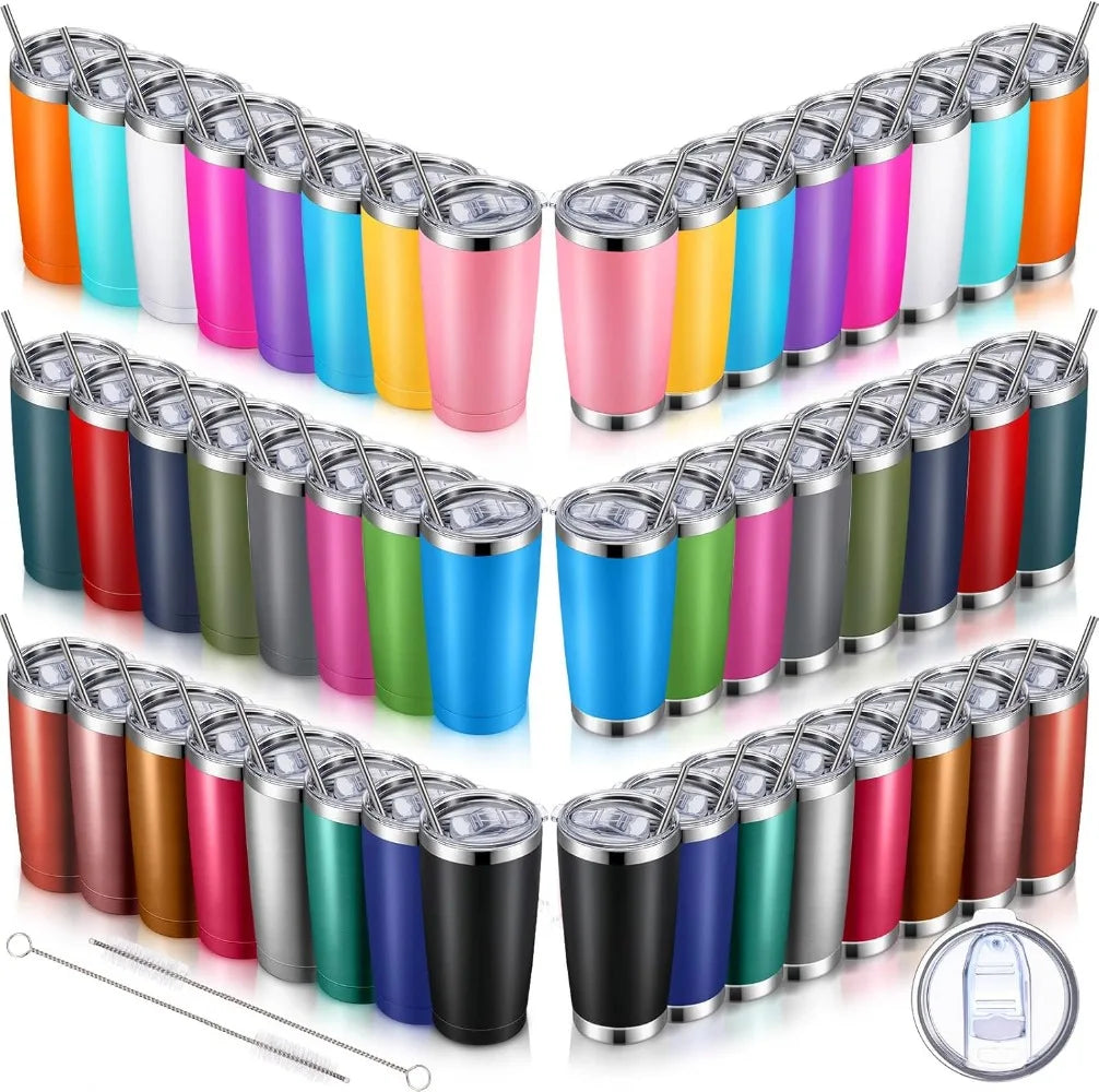 50 Pack Insulated Travel Coffee Tumblers