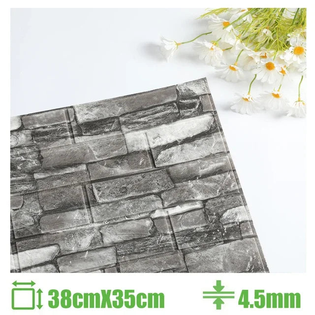Foam 3D Wall Stickers Self Adhesive Panels
