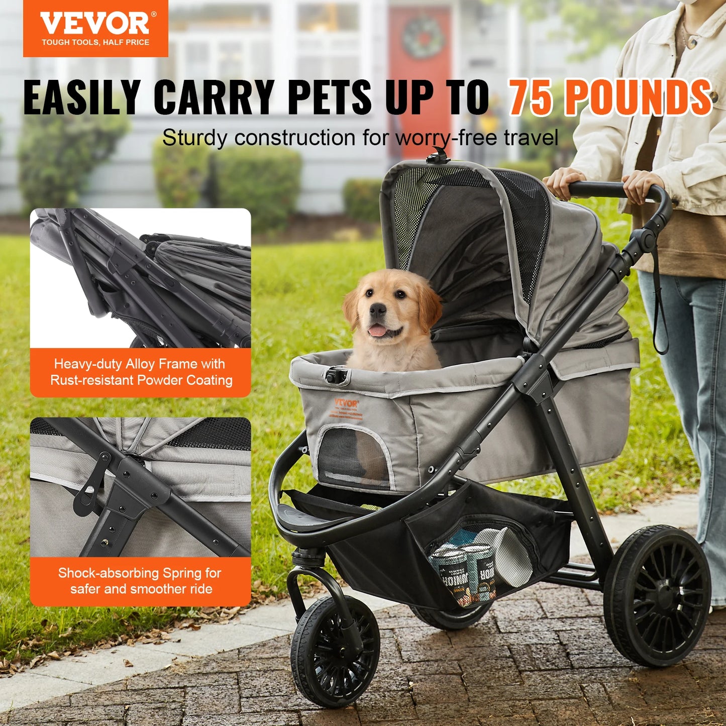 VEVOR Pet Stroller