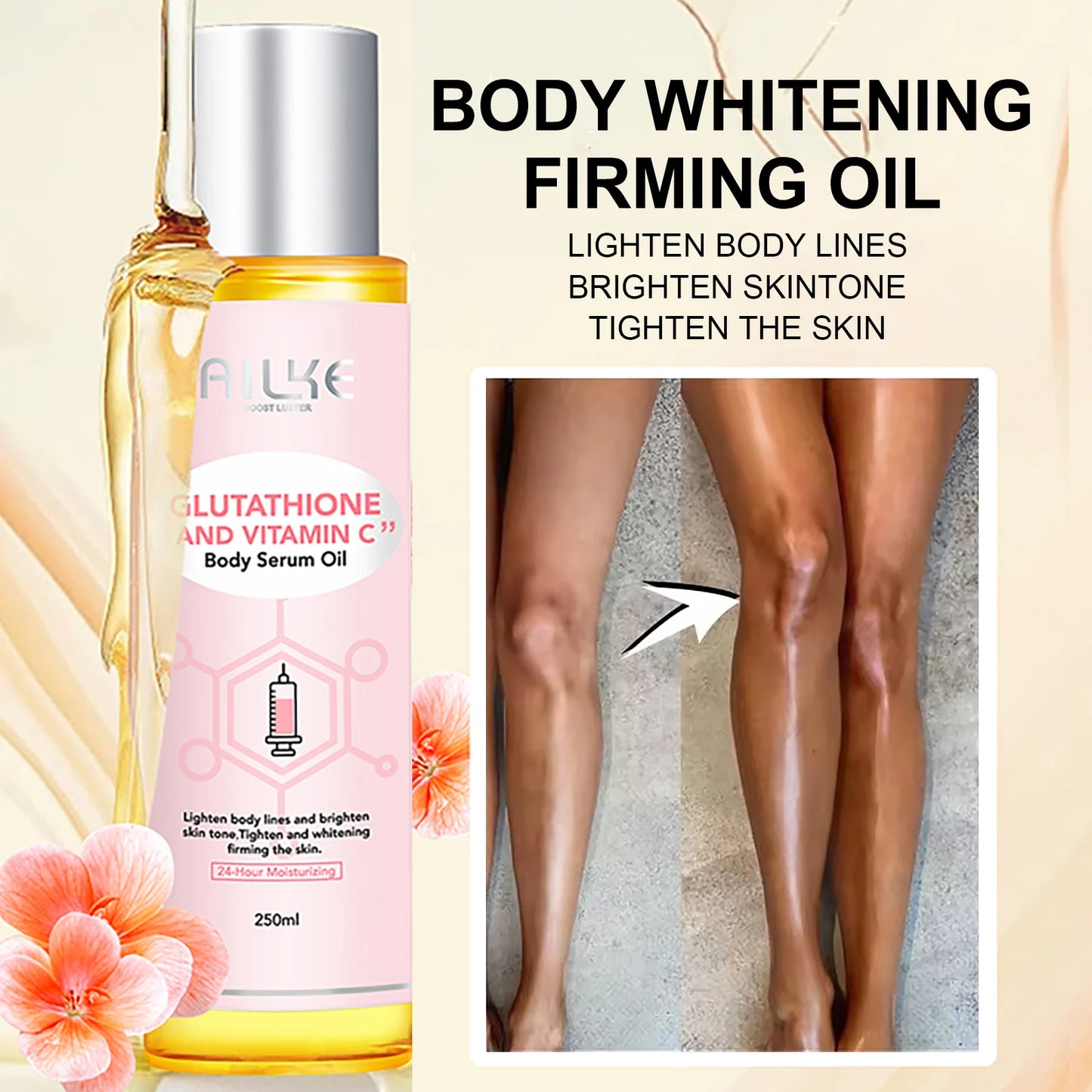 ,Moisturizing Cream Spa Oil,Glowing Body Cream,Gift Set