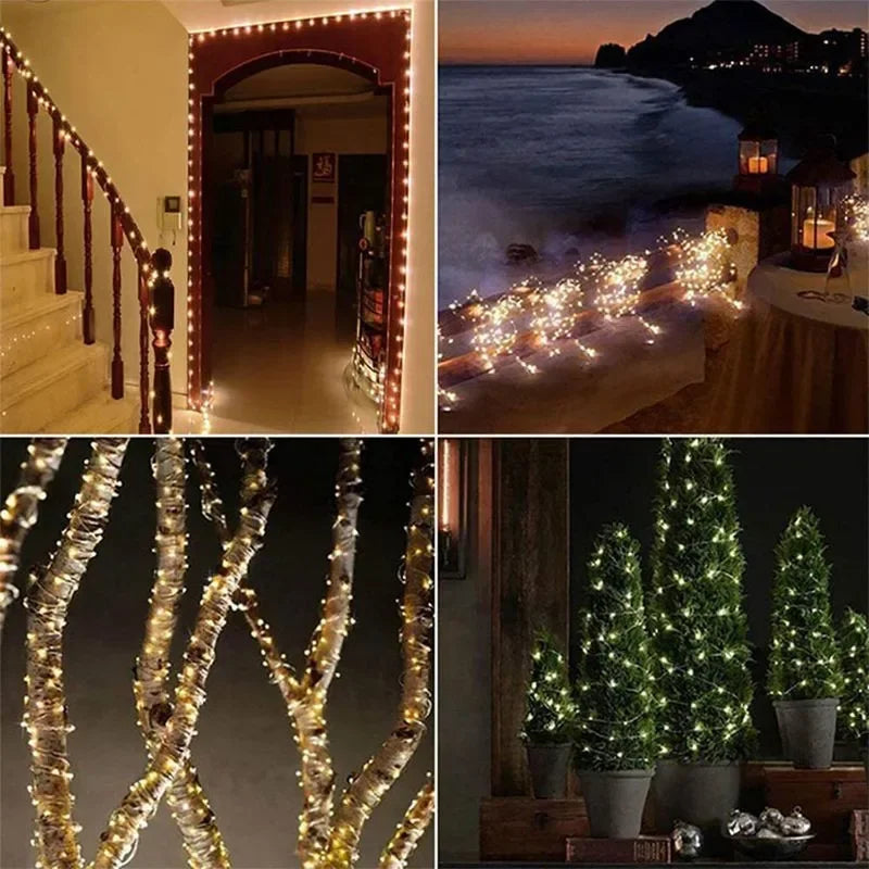 Solar LED Fairy Lights With 100 LEDs For Outdoor Decor