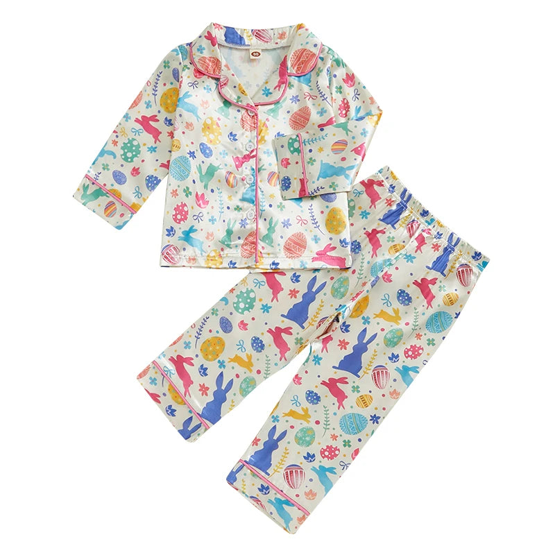 Toddler Boy Easter Cotton Pajama Set