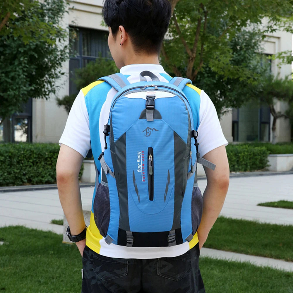 Polyester Fishing Backpack Unisex Breathable Large Capacity Wear Resistant